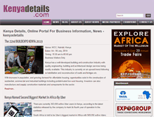 Tablet Screenshot of kenyadetails.com